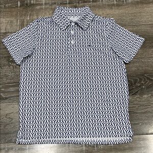 Boys Vineyard Vines OTG Polo With blue lobster print size 8-10